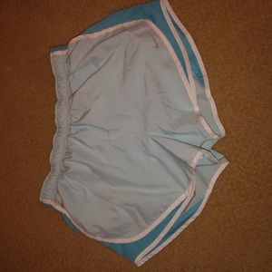 Light blue nike shorts